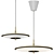 Elegant Blanche Pendant Light 3D model small image 1