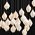 Bloom Blanket Chandelier: Modern Elegance 3D model small image 2