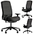  Ergonomic Office Chair Set 3D model small image 2