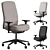  Ergonomic Office Chair Set 3D model small image 3