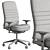  Ergonomic Office Chair Set 3D model small image 5