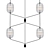 Elegant Contemporary Lighting Fixture 3D model small image 1