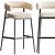 Elegant Nena Bar Chair, 2014 3D model small image 1