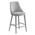 Modern Birch Bar Stool with Soft Seat 3D model small image 5