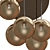 Contemporary Chandelier Isaac 5 3D model small image 2