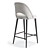 Modern High Bar Chair Tyler 3D model small image 4