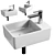 Villeroy & Boch Memento Washbasin 3D model small image 1