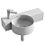 Laufen Val Hand Washbasin White 3D model small image 3