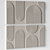 Stone Relief Artwork Wall Decor 3D model small image 3