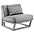 Title: Leonie Lounge Chair 3D Model 3D model small image 6