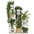 Premium Plant Collection Stand Decor 3D model small image 2