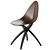 Sleek Edaha Chair for Modern Interiors 3D model small image 3