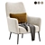 Modern Ripley Armchair: 3 Colors 3D model small image 1