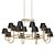 Contemporary Sparrows Chandelier 3D model small image 1