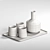  Modern Tableware Set 01 3D model small image 4