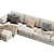 Elegant Bonaldo Chaise Longue Sofa 3D model small image 5