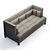Troscan Design Dunne Daybed - Stylish Oak Lounger 3D model small image 2