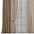 Deco Mesh Curtain Design 3D model small image 2