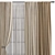 Deco Mesh Curtain Design 3D model small image 3