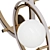 Elegant Pearl Wall Lamp 3D model small image 2