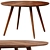 Scandinavian-Inspired Wagner Round Dining 3D model small image 1