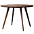 Scandinavian-Inspired Wagner Round Dining 3D model small image 4