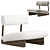  Sleek Modern Wabi Lounge Chair 3D model small image 3