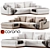 Bolia Sepia 4-Seater Sofa 3D model small image 1