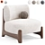 Modern Tobo Armchair in Millimeters 3D model small image 1