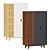 Panteon Contemporary 3-Door Wardrobe 3D model small image 4