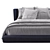 Reeves Minotti Bed 1900mm 3D model small image 4