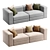 Modular JÄTTEBO Sofa Collection 3D model small image 2