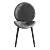 Title: Plush Elliot Chair Gray 3D model small image 2