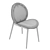 Title: Plush Elliot Chair Gray 3D model small image 6