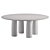 Elegant Teak Dining Table Design 3D model small image 2