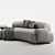 Modern Modular Sofa Design 3D model small image 5