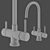  sleek AKITA-S Mixer Tap 3D model small image 2