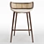 Modern Elegance Mudhif Bar Stool 3D model small image 3