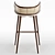 Modern Elegance Mudhif Bar Stool 3D model small image 5