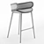 Modern Elegance Mudhif Bar Stool 3D model small image 6