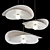 Luxury Ceramic Pendant Lights Set 3D model small image 2