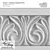 Elegant Cornice with Ornament №133 3D model small image 3