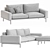 Modern Chic Elton Sofa Set 3D model small image 2