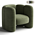  Contemporary Mila Chair Rendered Corona 3D model small image 2