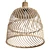 Artisan Rattan Pendant Lamp 77cm 3D model small image 4