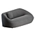 Modern Tortello Sofa 2023 BB 3D model small image 6
