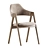 Customizable Belfast Dining Chair 3D model small image 3