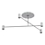 Elegant Chrome Chandelier 10152 3D model small image 2