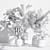 66 Indoor Plant Set 3D 3D model small image 7