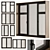 Wooden Window Frame Set 23 3D model small image 1